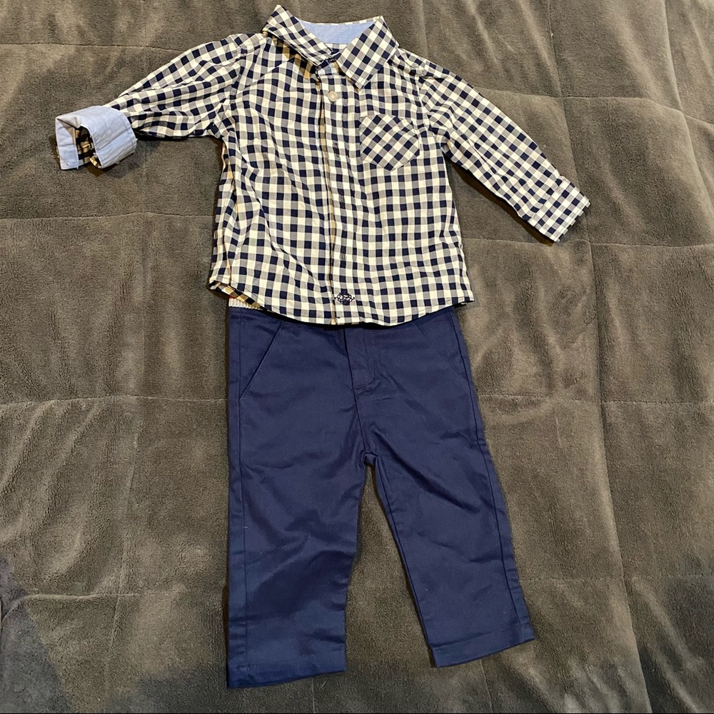 Andy and Evan 9-12m outfit